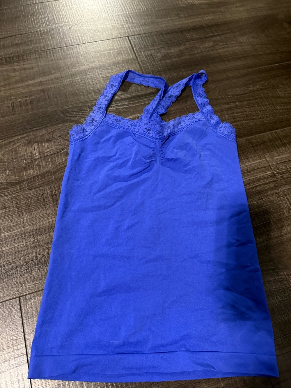 La SENZA Royal Blue Lace-Trim Camisole